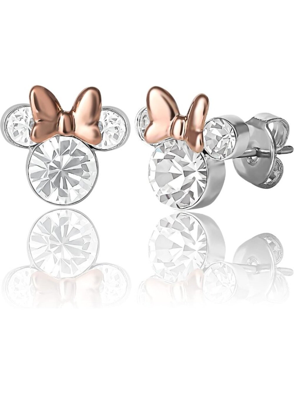 Adorable Birthstone Stud Earrings for Women - Minnie Mouse Inspired Jewelry